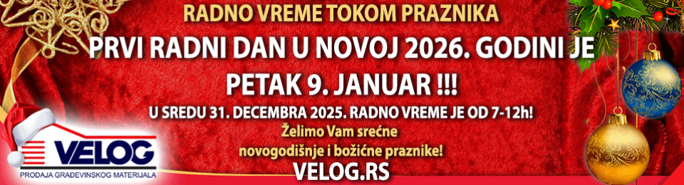 RADNO VREME TOKOM PRAZNIKA